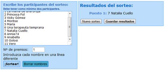 Y las ganadoras son...