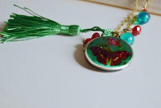 Collar Locket Papillon