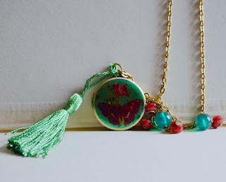 Collar Locket Papillon
