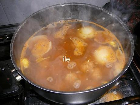 Albondigas en caldo
