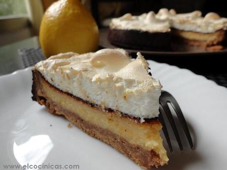 Tarta de limón y merengue