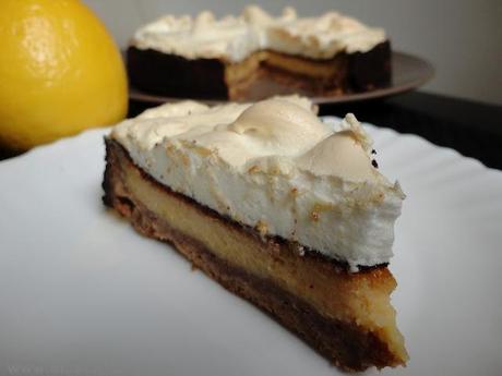 Tarta de limón y merengue