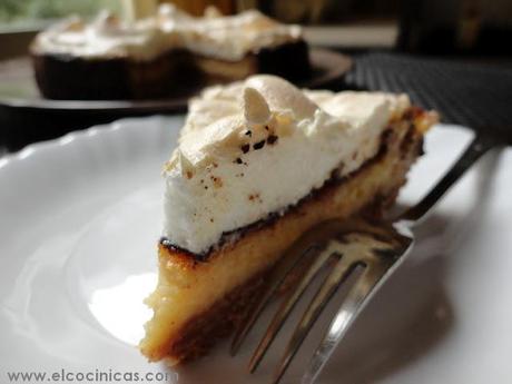Tarta de limón y merengue