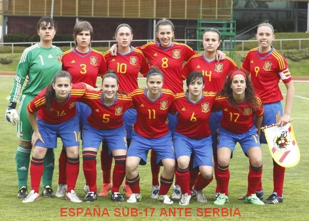 LA SUB-17 FEMENINA GOLEA A SERBIA (7-2)
