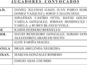 Convocatoria sub-18 gallega para partido negreira abril)