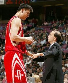 Fotos curiosas de Yao Ming.