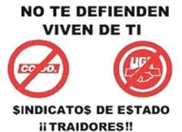 Spamers y caraduras contra los sindicatos.