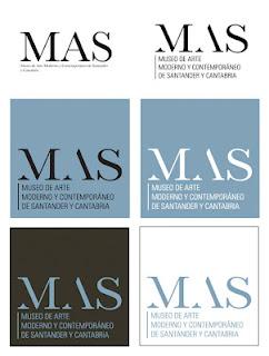 Restylin del logotipo del Museo de Arte Moderno y Contemporáneo de Santander (MAS)