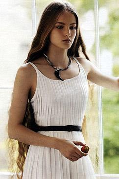 El cabello de Ruslana Korshunova