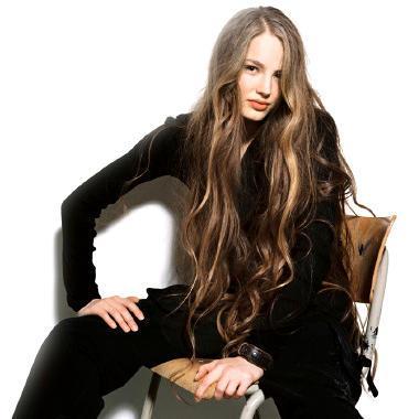 El cabello de Ruslana Korshunova