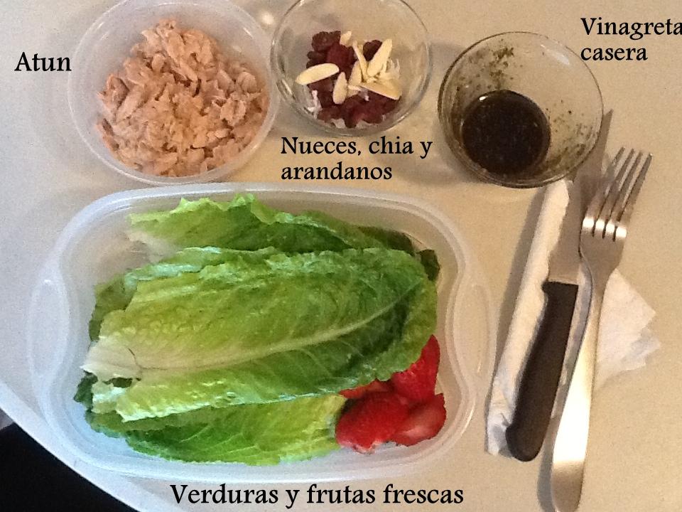 Comiendo sanamente en el trabajo