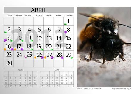 Calendario Lunar 2012 (Abril)