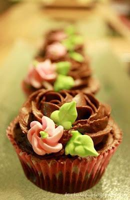 Cupcakes de chocolate. Receta de Marcela Capo