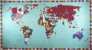 Boetti y su arte Povera en Londres: hierros, bordados, mapas y viajes