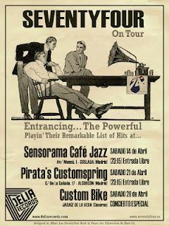 SEVENTYFOUR: fechas de conciertos SEVENTYFOUR: fechas de conciertos