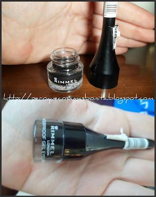 Swatch de Gel Eyeliner Waterproof de Rimmel London