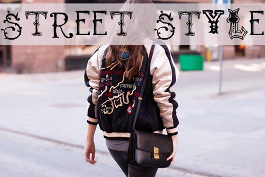 STREET STYLE : BOMBERS + COLLAGE