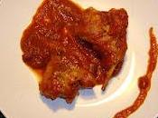 Conejo pimiento tomate