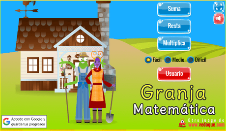 Granja Matemática para aprender a sumar, restar y multiplicar