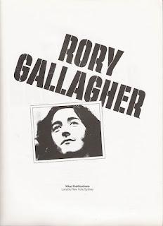 1977 Rory Gallagher por Harry Doherty.