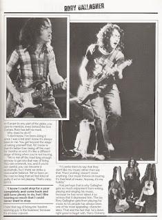 1977 Rory Gallagher por Harry Doherty.