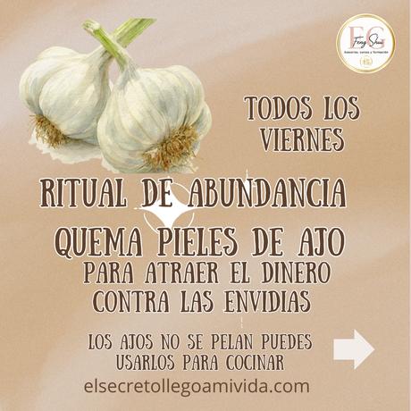 🌟 Ritual de los Ajos para el Dinero todos los viernes