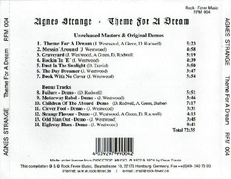 Agnes Strange - Theme For A Dream (2000)