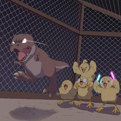 Dinosaurios en el gallinero