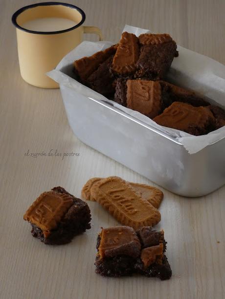 Brownie de galletas Lotus