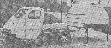 Reliant TW9 de 1977 con cajas intercambiables