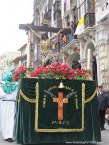 Cristo en Santa Agonía. Viernes Santo Aviles 2012