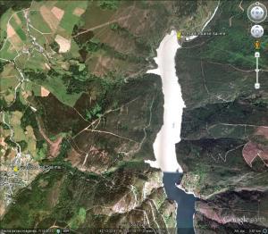 Mapa Embalse Grandas de Salime