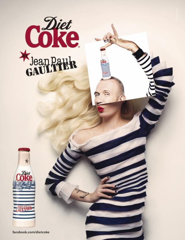 Anuncio JEAN PAUL GAULTIER+Diet Coke