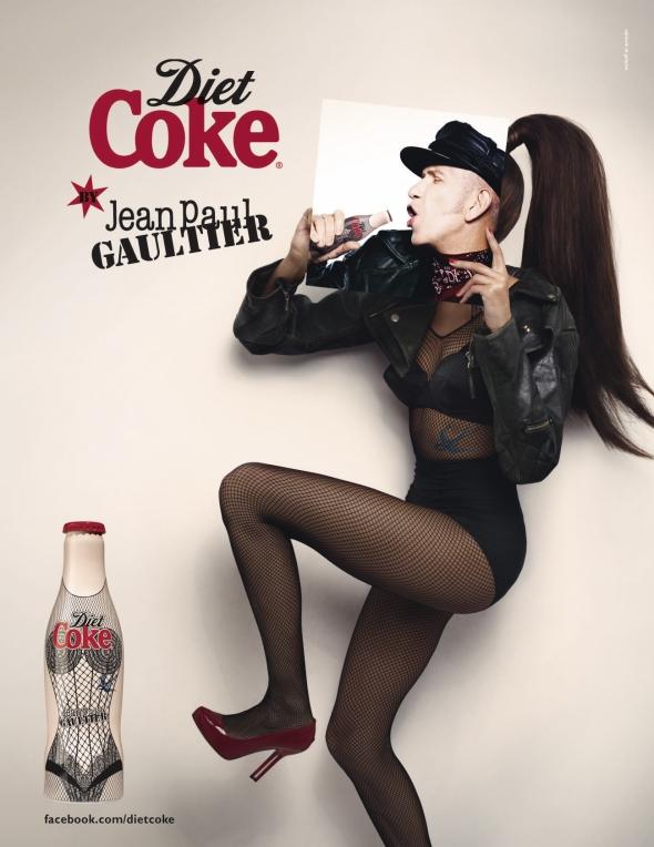 Anuncio JEAN PAUL GAULTIER+Diet Coke