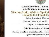 Presentación Cádiz libro: "Sánchez Prado, médico, diputado alcalde Ceuta durante República española"
