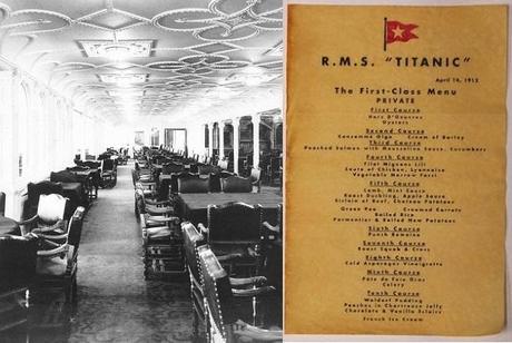 La ultima cena a bordo del titanic