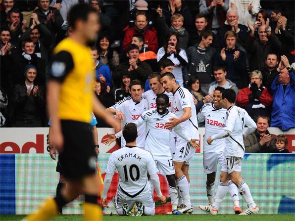 Demoledor Swansea;Desahuciado Blackburn