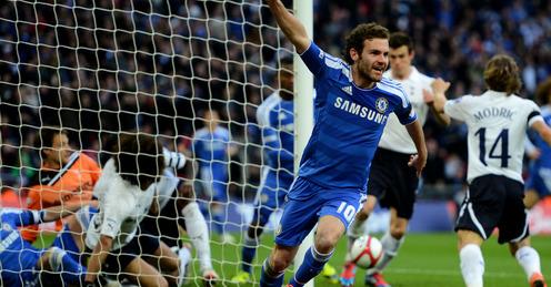 Juan Mata Tottenham vs Chelsea FA Cup semi final