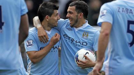 Tevez-Aguero la dupla argentina que revive la Premier