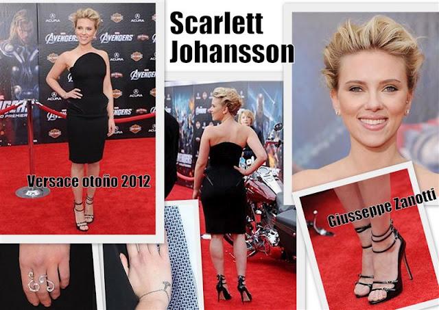 Scarlett Johansson Versace estreno 