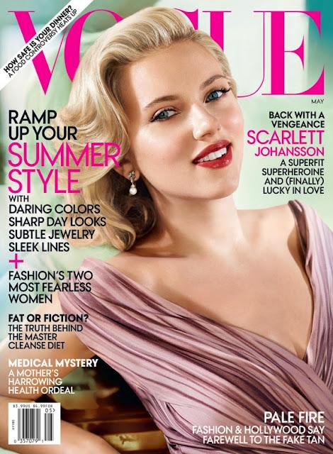 Scarlett Johansson Vogue US Mayo 2012