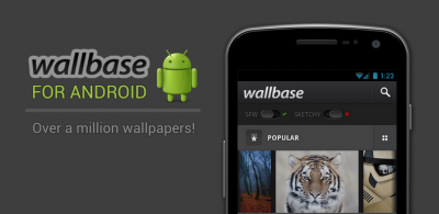 Wallbase, wallpapers para Android