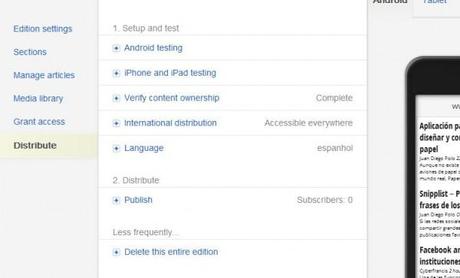 Canal Educación Tecnológica en Google Currents