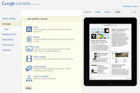 Canal Educación Tecnológica en Google Currents