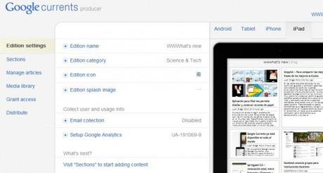 Canal Educación Tecnológica en Google Currents