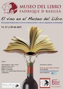 Actualizado – El Vino en el Museo del Libro Fadrique de Basilea 14 – 28 Abril