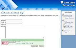 CREAR UN FORMULARIO DE CONTACTO con Emailmeform