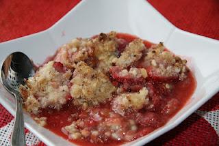 Crumble de fresas