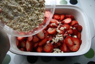 Crumble de fresas