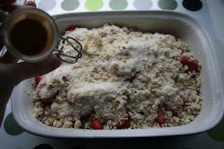 Crumble de fresas